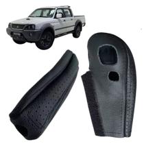 Kit Revestimento Couro Manopla Câmbio Automático E Alavanca Freio Mitsubishi L200 Triton 2008 A 2013 Kit Revestimento Couro Manopla Câmbio Automático E Alavanca Freio Mitsubishi L200 Triton 2008 A 2013