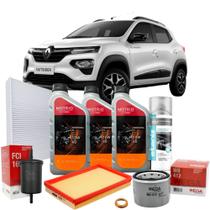 Kit Revisão 10w40 Motrio Renault Kwid 1.0 3cc 2017 Á 2022