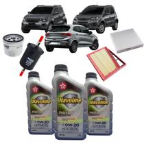 Kit Revisão 3 Litros de Óleo Texaco Havoline 0W20 Sintético + Filtros Argo Cronos Mobi Uno Motores 1.0 / 1.3 Firefly 3 Cilindros Kit Revisão 3 Litros de Óleo Texaco Havoline 0W20 Sintético + Filtros Argo Cronos Mobi Uno Motores 1.0 / 1.3 Firefly 3 Cilindros