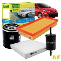 Kit Revisão 4 Filtro Compatível Toyota Yaris 1.3 / 1.5 2018...