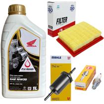 Kit Revisão Bros 160 16 à 24 Vela Ngk, Oleo Honda, Filtros
