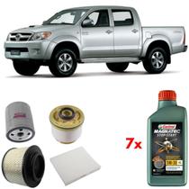 Kit Revisão Castrol 5w30 Hilux 3.0 Diesel 2013 A 2016