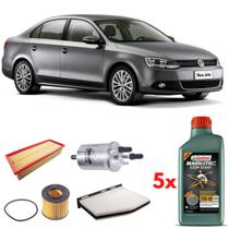 Kit Revisão Castrol 5w40 Jetta Tsi 2.0 200cv 11/12