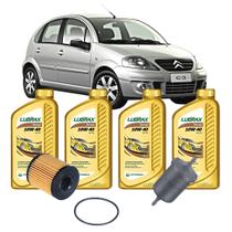 Kit Revisão Citroen C3 Glx 4l Óleo 10w40 2006 2007 2008 2009