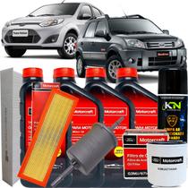 Kit Revisão Completo Oleo 5w30 Ford Motorcraft E Filtros Fiesta Ecosport Zetec Rocam 2007 2008 2009 2010 2011 2012