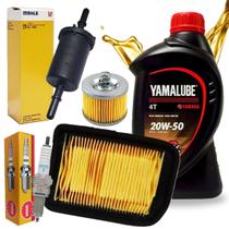 Kit Revisão Factor 150 Fazer 150 Crosser 150 Yamalube 20w50 Filtros e Vela Ngk