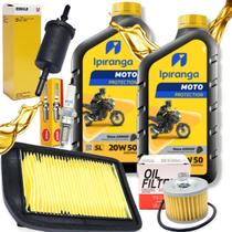 Kit Revisão Factor 150 Fazer 150 Factor 125i Crosser 150 Ipiranga 20w50 Filtros E Vela Ngk Kit Revisão Factor 150 Fazer 150 Factor 125i Crosser 150 Ipiranga 20w50 Filtros E Vela Ngk