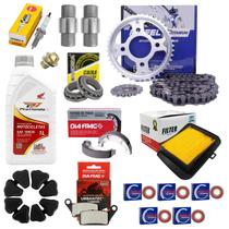 Kit Revisão Fan 160 Start 160 25 a 26 Relação, Óleo, Freio
