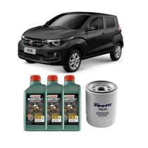 Kit Revisão Filtro Oleo Fiat Mobi 1.0 12v 3cil Castrol Kit Revisão Filtro Oleo Fiat Mobi 1.0 12v 3cil Castrol