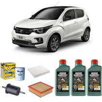 Kit Revisão Filtro Oleo Fiat Mobi 1.0 4cil Castrol