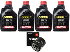 Kit Revisão Filtro Óleo, Óleo 20w50 5000 Motul Bandit 650 Kit Revisão Filtro Óleo, Óleo 20w50 5000 Motul Bandit 650