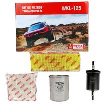 Kit Revisao Filtro Troca Completa Fiat Fiorino Furgão Grand Siena Uno - WEGA Kit Revisao Filtro Troca Completa Fiat Fiorino Furgão Grand Siena Uno - WEGA