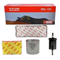 Kit Revisao Filtro Troca Completa Wega Chevrolet Celta Prisma Com ar 1.0 1.4 8V 4 Cilindro