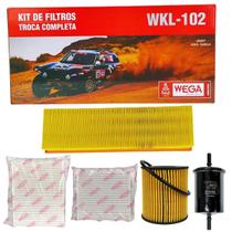 Kit Revisao Filtro Troca Completa Wega Citroen C3 C4 Peugeot 2008 208