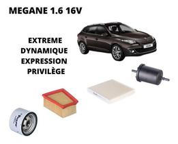 Kit revisao filtros megane 1.6 16v 2006 diante