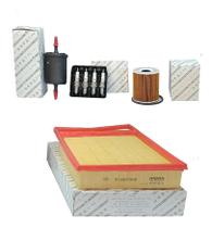 Kit Revisao Filtros + Velas Original Punto 1.6/1.8 16v 2013
