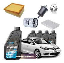 Kit Revisão Fluence Troca Óleo Filtros Fluence 2.0 16v MT