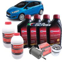 Kit revisão Ford 30.000 Km - Óleo Motorcraft 5W30, filtros e Dot4 - Ford New Fiesta 1.5 e 1.6 16V após 2013