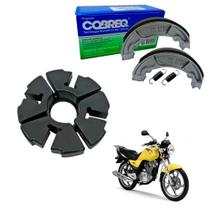 kit revisao freio tras suzuki yes coxim coroa patim freio