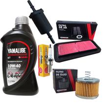 Kit Revisao Fz 15 2023 2024 Yamalube 10w40 Filtros Vela