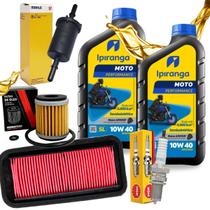Kit Revisão Fz25 250 Abs Ipiranga 10w40 Filtros E Vela Ngk Kit Revisão Fz25 250 Abs Ipiranga 10w40 Filtros E Vela Ngk