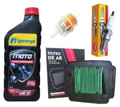 Kit Revisão Honda Biz 125 2011 Em Diante Troca Óleo Filtros e Vela Kit Revisão Honda Biz 125 2011 Em Diante Troca Óleo Filtros e Vela