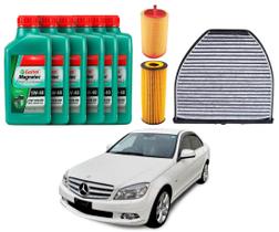 Kit revisao mercedes-benz c200 1.8 2007 a 2009 - CASTROL