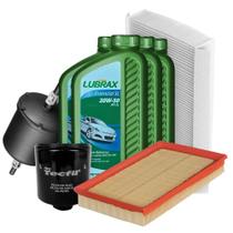 Kit Revisão Óleo 20W50 Lubrax + Filtros Tecfil Gol G2 1.0 16V Gasolina 97 a 99