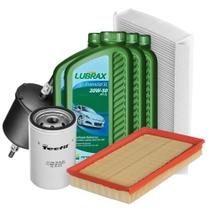 Kit Revisão Óleo 20W50 Lubrax + Filtros Tecfil Gol G2 G3 1.6 1.8 Gasolina 97 a 2005