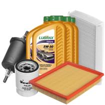 Kit Revisão Óleo 5W30 Lubrax Valora SN Plus + Filtros Tecfil Strada 1.4 8V Fire Flex 2009 a 2018