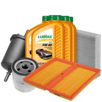 Kit Revisão Óleo 5w40 Lubrax + Filtros Wega T-Cross 1.0 12V Flex 2019 a 2022