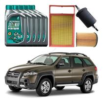 Kit Revisao Oleo Filtro Fiat Palio Adv 1.8 Etorq 2012 A 2020