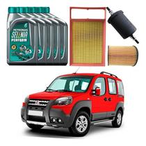 Kit Revisao Oleo Filtro Fiat Strada Adv 1.8 2012 A 2020