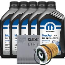 Kit Revisão Óleo Mopar Maxpro 5w30 E Filtro Original Fiat Jeep Argo Cronos Toro Renegade 1.8 16V Flex