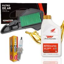 Kit Revisão Pcx 150 2019 A 2023 Honda 10w30 Filtro Vela Ngk