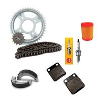 Kit Revisão Relação/freio/filtro Ar/vela Titan 150 04/08 Esd