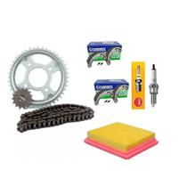 Kit Revisão Relação/freios/filtro Ar/vela FAN 125 2009/15