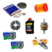 Kit Revisão Relacao Vela Patim Bucha Oleo Titan 150 Ate 2008