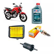 Kit Revisão Simples Titan 160 Fan 160 Start Vela Oleo Filtro