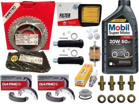 Kit Revisão Titan 125 Fan 125 00 A 08 Relação, Oleo Kit Revisão Titan 125 Fan 125 00 A 08 Relação, Oleo