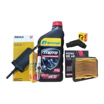 Kit Revisão Titan 150 2014 Fan 160 Vela Filtros + Oleo 10w30 Kit Revisão Titan 150 2014 Fan 160 Vela Filtros + Oleo 10w30