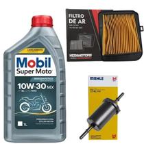 Kit Revisão Titan 160, Fan 160 Filtros e Oleo Mobil 10w30 Kit Revisão Titan 160, Fan 160 Filtros e Oleo Mobil 10w30