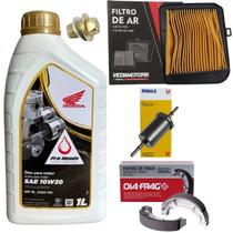 Kit Revisão Titan 160/ Fan 160 Filtros, Óleo, Lona, Bujão