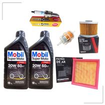 Kit Revisão Tornado 250 2001 A 2008 Troca Óleo Filtros e Vela