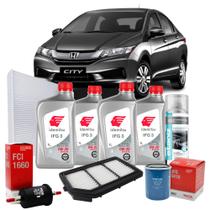 Kit Revisão Troca 0w20 Idemitsu Honda City 1.5 2016 2017 2018 2019 2020 2021 Original