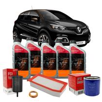 Kit Revisão Troca 10w40 Motrio Renault Captur 1.6 Sce 16v 2017 2018 2019 2020 2021 2022 Original