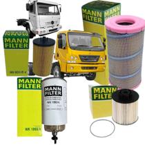 Kit Revisão Troca 4 Filtros MB Mercedes-Benz Accelo 915C / 815C até 2015 / 712C - 1998 A 2005 - OM904LA (Mann Filter) Kit Revisão Troca 4 Filtros MB Mercedes-Benz Accelo 915C / 815C até 2015 / 712C - 1998 A 2005 - OM904LA (Mann Filter)