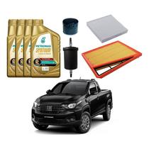 Kit Revisao Troca De Filtro Fiat Strada 1.3 2020 A 2024