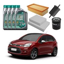 Kit Revisao Troca De Filtros Citroën C3 1.2 2016 A 2019 Kit Revisao Troca De Filtros Citroën C3 1.2 2016 A 2019