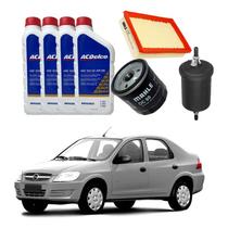 Kit Revisao Troca De Filtros Prisma 1.0 1.4 2006 A 2010